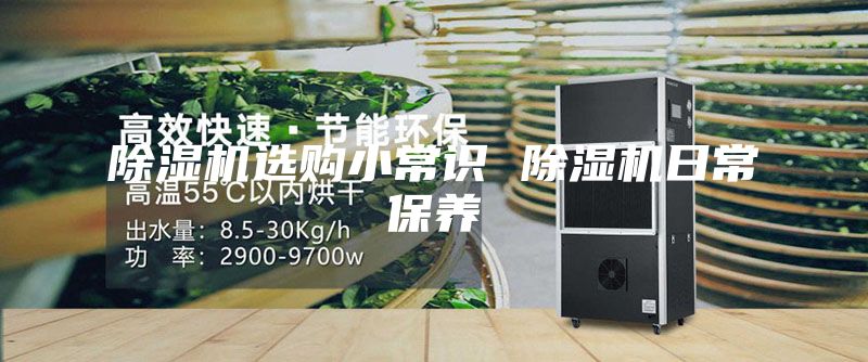 除湿机选购小常识 除湿机日常保养