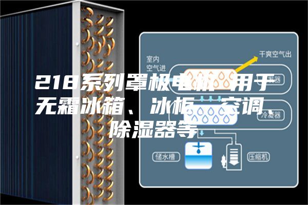 218系列罩极电机 用于无霜冰箱、冰柜、空调、除湿器等