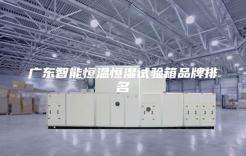 广东智能恒温恒湿试验箱品牌排名