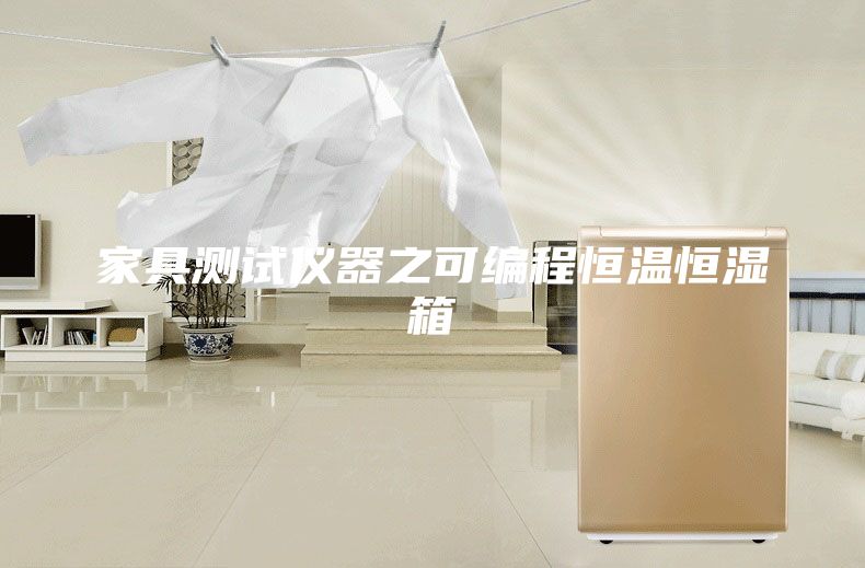 家具测试仪器之可编程恒温恒湿箱