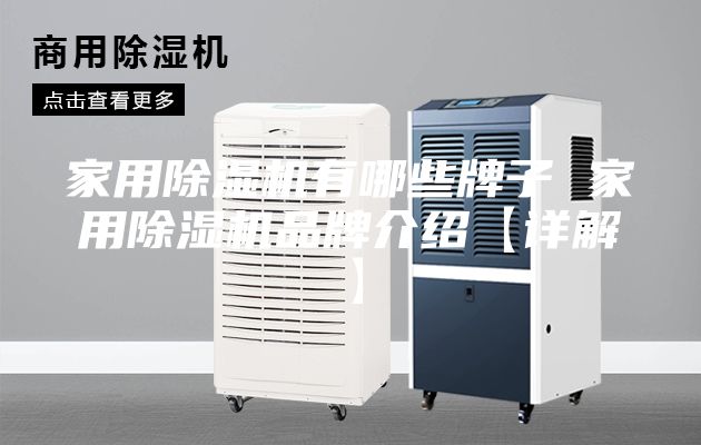 家用除湿机有哪些牌子 家用除湿机品牌介绍【详解】