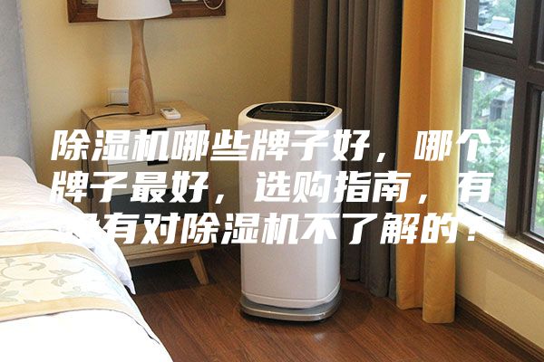 除湿机哪些牌子好，哪个牌子最好，选购指南，有没有对除湿机不了解的？
