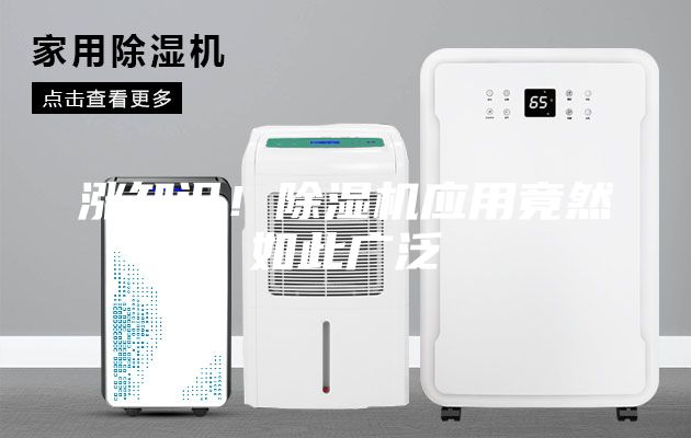 涨知识！除湿机应用竟然如此广泛