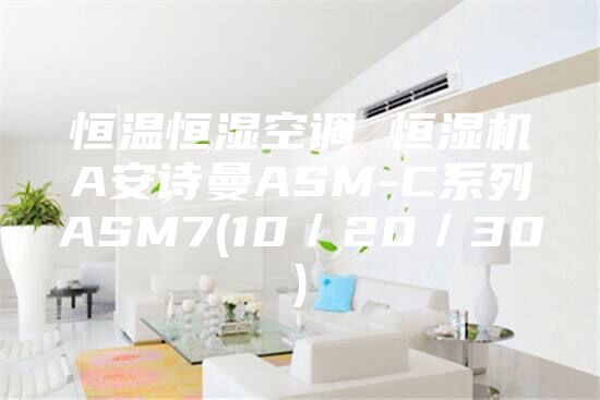 恒温恒湿空调 恒湿机A安诗曼ASM-C系列ASM7(10／20／30)