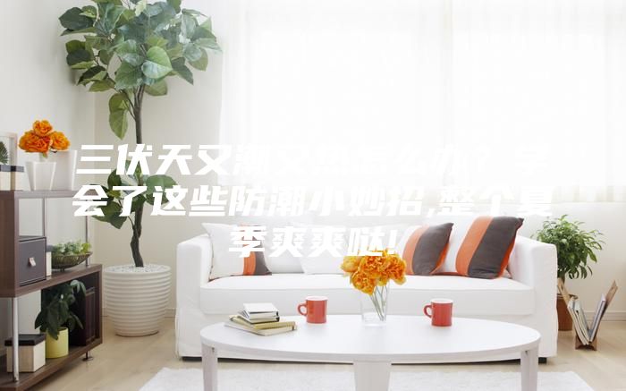 三伏天又潮又热怎么办？学会了这些防潮小妙招,整个夏季爽爽哒!