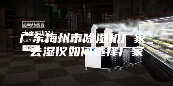广东梅州市除湿机厂家_去湿仪如何选择厂家