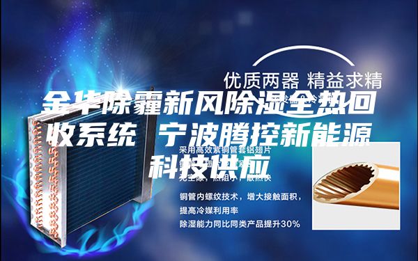 金华除霾新风除湿全热回收系统 宁波腾控新能源科技供应