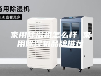行业新闻家用除湿机怎么样 家用除湿机品牌推荐