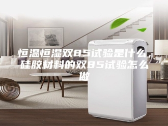 常见问题恒温恒湿双85试验是什么，硅胶材料的双85试验怎么做