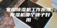 家用除湿机工作原理 除湿机哪个牌子好用