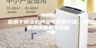 应用于除湿机的空气灭菌方法、装置及除湿机与流程