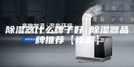 除湿器什么牌子好 除湿器品牌推荐【详解】