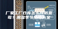 厂家工厂仓库怎么预防发霉？潮湿季节防霉方案
