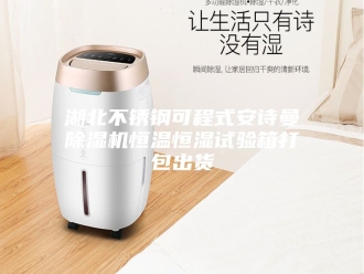 企业新闻湖北不锈钢可程式安诗曼除湿机恒温恒湿试验箱打包出货