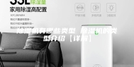 除湿机有哪些类型 除湿机的类型介绍【详解】