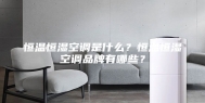 恒温恒湿空调是什么？恒温恒湿空调品牌有哪些？