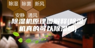 除湿机原理图解释(除湿机真的可以除湿吗)