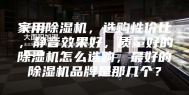 家用除湿机，选购性价比，静音效果好，质量好的除湿机怎么选购，最好的除湿机品牌是那几个？