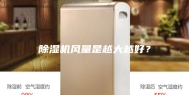 除湿机风量是越大越好？