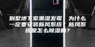 别墅地下室潮湿发霉，为什么一定要安装新风系统？新风系统是怎么除湿的？