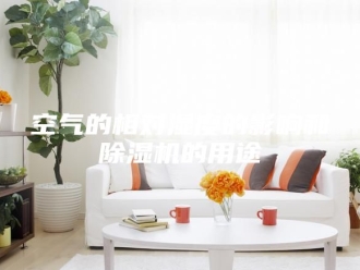 行业新闻空气的相对湿度的影响和除湿机的用途