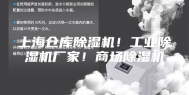 上海仓库除湿机！工业除湿机厂家！商场除湿机