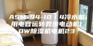ASM-94-10／4冷水机用电容运转异步电动机10W除湿机电机23