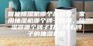 智能除湿机哪个品牌好，家用抽湿机哪个牌子好用，除湿器哪个牌子好，什么牌子的抽湿机好