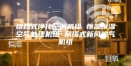 组合式净化空调机组 恒温恒湿空气处理机组 吊顶式新风换气机组