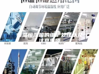 常见问题恒温恒湿箱的维护处理以及注意事项
