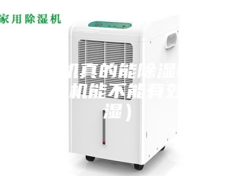 企业新闻除湿机真的能除湿吗（除湿机能不能有效除湿）