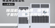 除湿机十大品牌，哪个牌子最好，除湿机用处大吗？