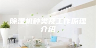 除湿机种类及工作原理介绍