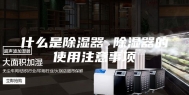 什么是除湿器 除湿器的使用注意事项