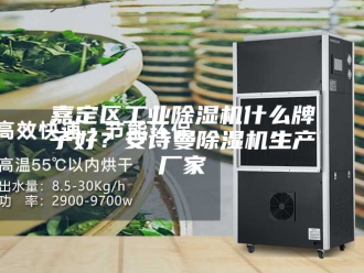 企业新闻嘉定区工业除湿机什么牌子好？安诗曼除湿机生产厂家