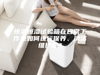 常见问题恒温恒湿试验箱在日常工作是如何进行保养、清洁维护呢？