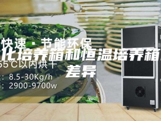 常见问题生化培养箱和恒温培养箱的差异