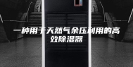 一种用于天然气余压利用的高效除湿器