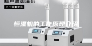 恒湿机的工作原理介绍