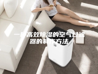 知识百科一种高效除湿的空气过滤器的制作方法
