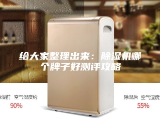 行业新闻给大家整理出来：除湿机哪个牌子好测评攻略