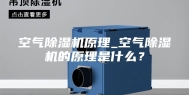 空气除湿机原理_空气除湿机的原理是什么？