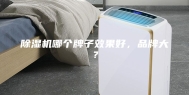 除湿机哪个牌子效果好，品牌大？