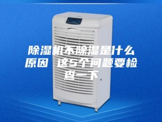 企业新闻除湿机不除湿是什么原因 这5个问题要检查一下