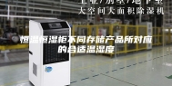 恒温恒湿柜不同存储产品所对应的合适温湿度