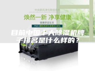 行业新闻目前中国十大除湿机牌子排名是什么样的？