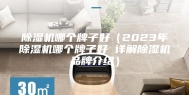 除湿机哪个牌子好（2023年除湿机哪个牌子好 详解除湿机品牌介绍）