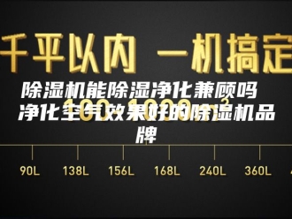 企业新闻除湿机能除湿净化兼顾吗 净化空气效果好的除湿机品牌