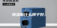 除湿机什么牌子好,