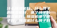 什么除湿机好，什么牌子的除湿机好，哪个牌子的除湿机好，除湿机哪个牌子好，除湿机什么牌子好